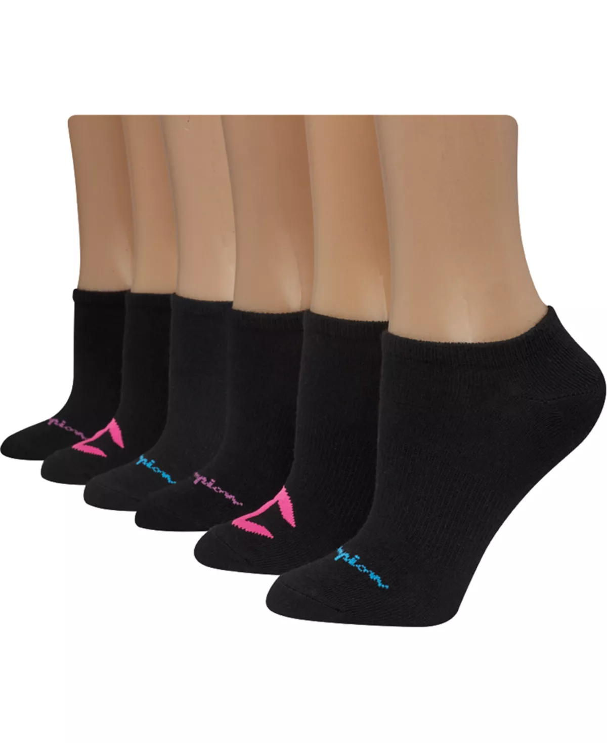 Champion Women's 6-Pk. Super No-Show Socks 3 Champion Women's 6-Pk. Super No-Show Socks