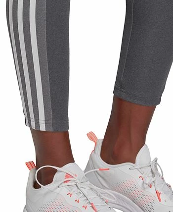 ADIDAS Women's 3-Stripe High-Waist Full Length Training Leggings 4 ADIDAS Women's 3-Stripe High-Waist Full Length Training Leggings - Image 2