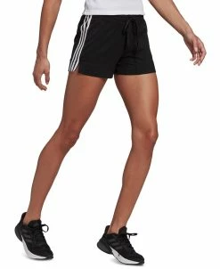 ADIDAS Women's Pacer 3-Stripes Knit Shorts