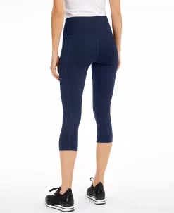 ID Ideology Women's Compression High-Rise Side-Pocket Cropped Leggings, Regular & Petite, Created For Macy's -ADIDAS Shop 19467983 fpx