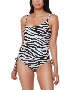 Bar III Zebra-Print One-Piece Swimsuit, Created For Macy's -ADIDAS Shop 20412051 fpx