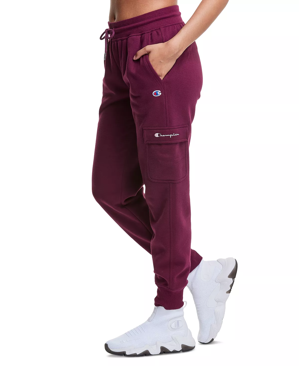 Champion Women's Campus Eco Fleece Cargo Jogger Pants 5 Champion Women's Campus Eco Fleece Cargo Jogger Pants - Image 3