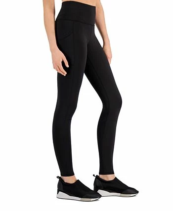 ID Ideology Petite Compression Pocket Full-Length Leggings, Created For Macy's 5 ID Ideology Petite Compression Pocket Full-Length Leggings, Created For Macy's - Image 3