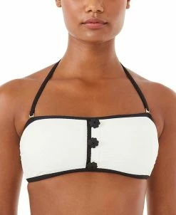 Kate Spade New York Embellished Bandeau Bikini Top