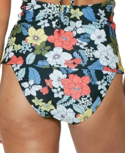 Jessica Simpson Tropical Punch Side-Shirred Hipster Bikini Bottoms -ADIDAS Shop 20704930 fpx