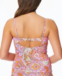 Jessica Simpson Flower Child O-Ring Tankini Top -ADIDAS Shop 20708193 fpx