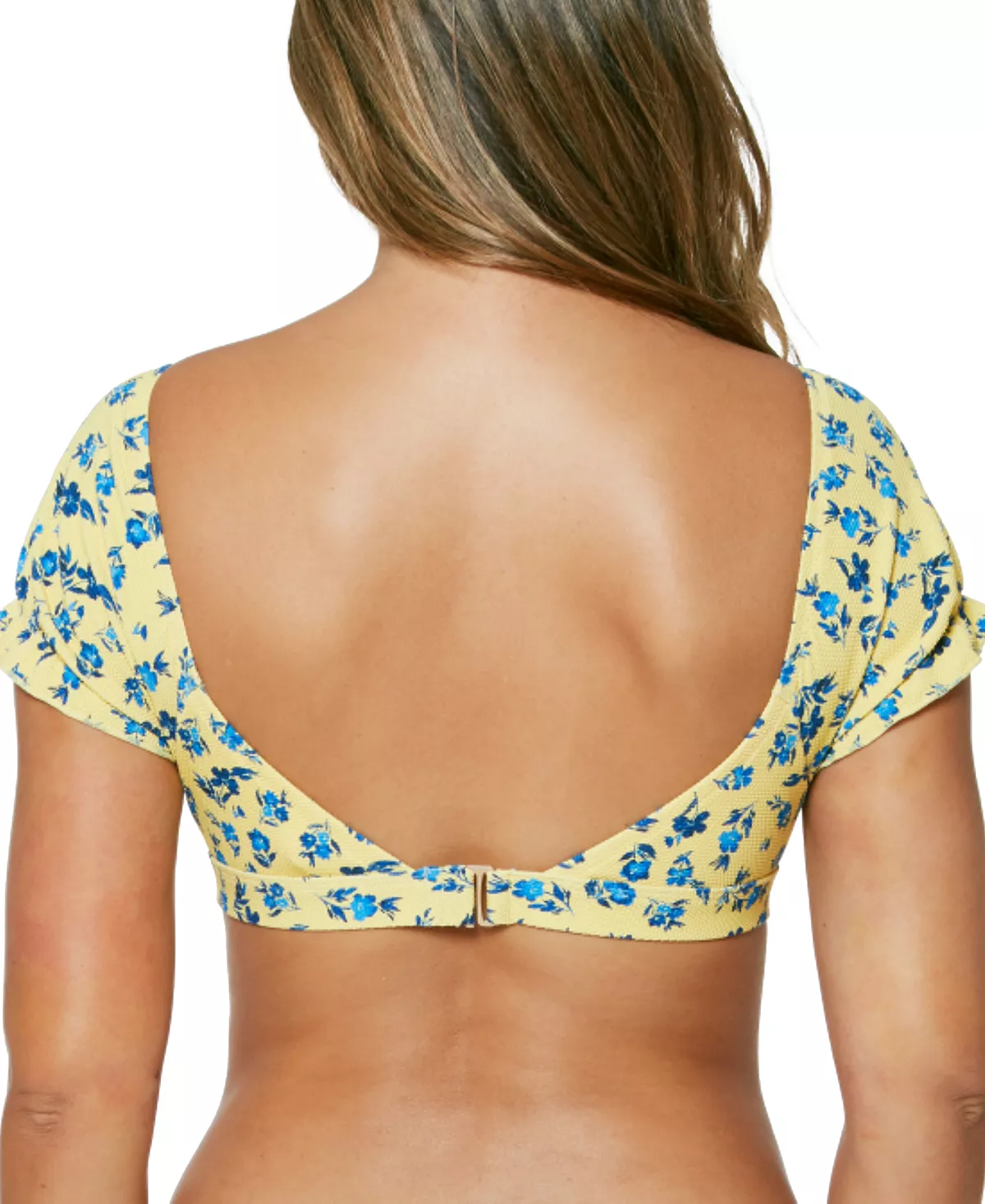 Jessica Simpson Floral Delight Puff-Sleeve Bra Bikini Top 4 Jessica Simpson Floral Delight Puff-Sleeve Bra Bikini Top - Image 2