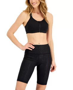 ID Ideology Women's Zip-Front High Impact Sports Bra