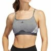 ADIDAS Women's Aeroreact 3-Stripes Low-Impact Sports Bra