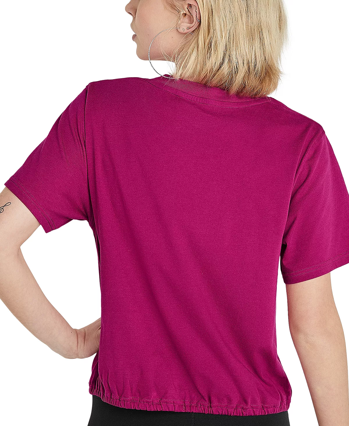 Champion Women's Campus Drawstring T-Shirt 5 Champion Women's Campus Drawstring T-Shirt - Image 3