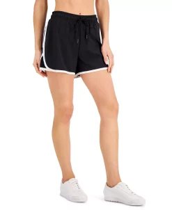 ID Ideology Women's Drawstring Running Shorts, Created For Macy's -ADIDAS Shop 21473018 fpx