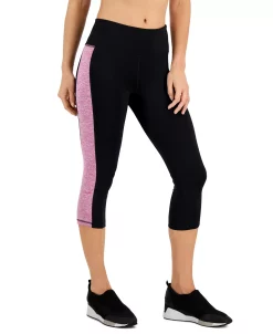 ID Ideology Active Petite Colorblocked Cropped Leggings, Created For Macy's -ADIDAS Shop 21534186 fpx