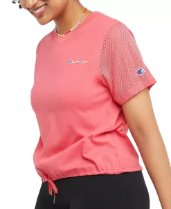 Champion Women's Campus Drawstring T-Shirt -ADIDAS Shop 21609988 fpx