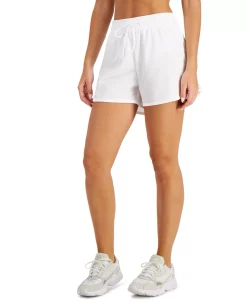 ID Ideology Women's Drawstring Running Shorts, Created For Macy's -ADIDAS Shop 21639497 fpx