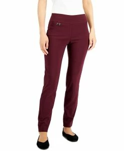Alfani Women's Tummy-Control Pull-On Skinny Pants, Regular, Short And Long Lengths, Created For Macy's