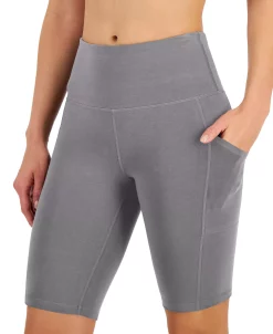 ID Ideology Petite 10 Compression Bike Shorts, Created For Macy's -ADIDAS Shop 21733014 fpx