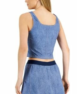 ID Ideology Women's Dream Fit Cropped Tank Top, Created For Macy's -ADIDAS Shop 21950116 fpx