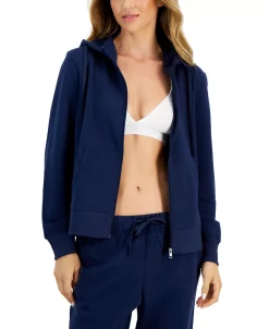 ID Ideology Women's Fleece Full-Zip Jacket, Regular & Petite, Created For Macy's -ADIDAS Shop 21956113 fpx