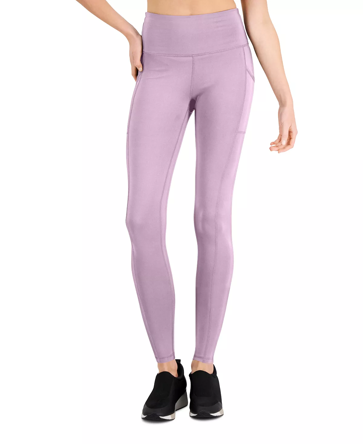 ID Ideology Petite Compression Pocket Full-Length Leggings, Created For Macy's 11 ID Ideology Petite Compression Pocket Full-Length Leggings, Created For Macy's - Image 9