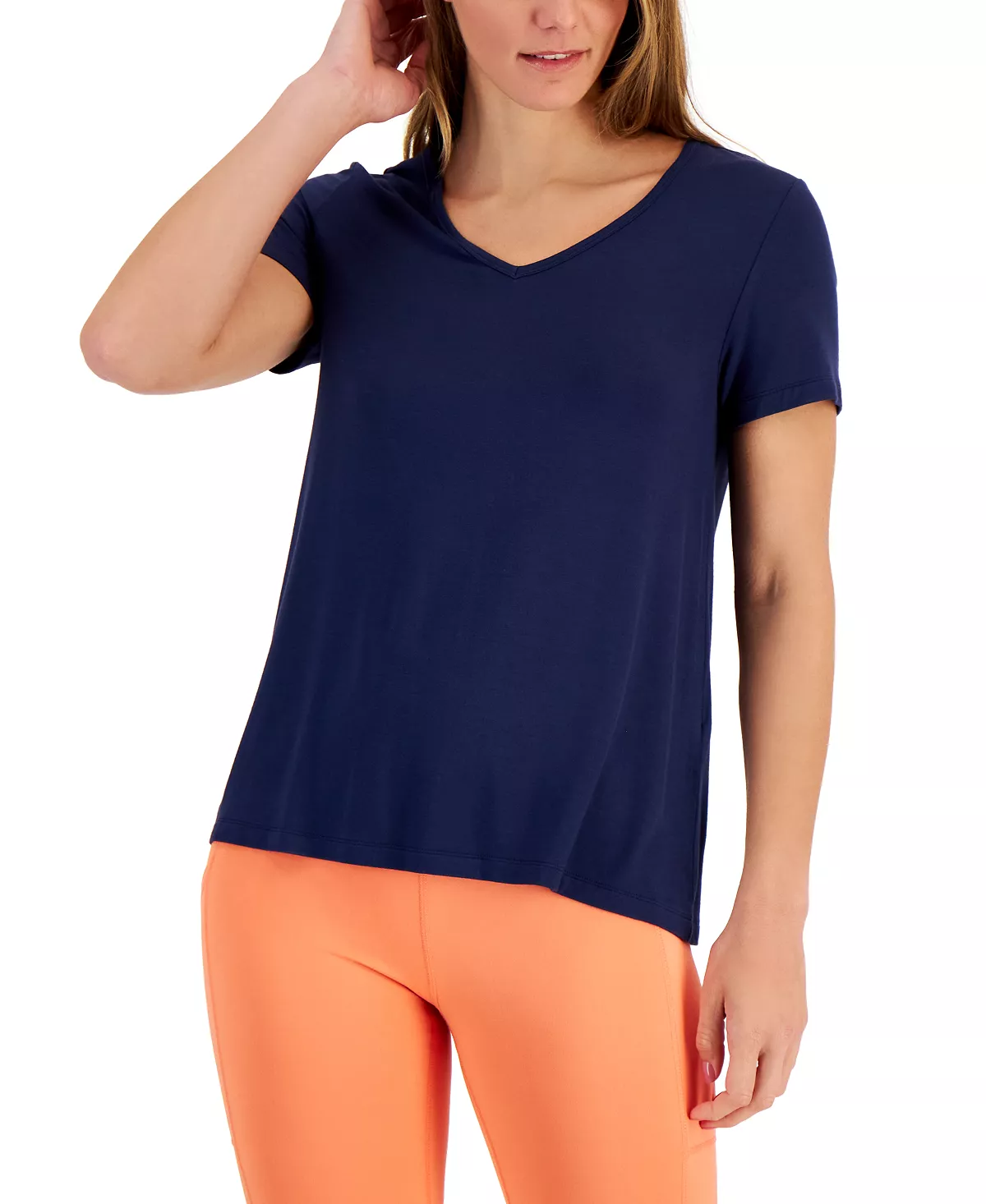 ID Ideology Women's V-Neck T-Shirt, Created For Macy's 3 ID Ideology Women's V-Neck T-Shirt, Created For Macy's