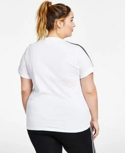 ADIDAS Women's Cotton 3 Stripes T-Shirt, XS-4X 17 ADIDAS Women's Cotton 3 Stripes T-Shirt, XS-4X -ADIDAS Shop 22176526 fpx