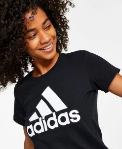 ADIDAS Women's Essentials Logo Cotton T-Shirt, XS-4X -ADIDAS Shop 22176690 fpx