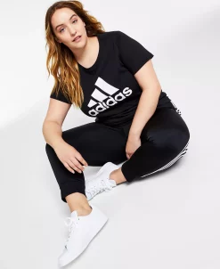 ADIDAS Women's Essentials Logo Cotton T-Shirt, XS-4X -ADIDAS Shop 22176693 fpx
