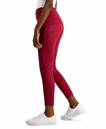 ID Ideology Petite Reversible Mid-Rise 7/8-Leggings, Created For Macy's 5 ID Ideology Petite Reversible Mid-Rise 7/8-Leggings, Created For Macy's - Image 3