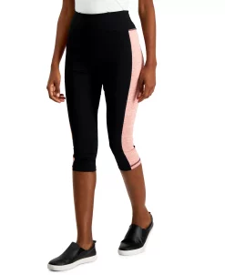 ID Ideology Active Petite Colorblocked Cropped Leggings, Created For Macy's -ADIDAS Shop 22292866 fpx