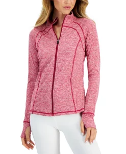 ID Ideology Women's Essentials Performance Zip Jacket, Created For Macy's -ADIDAS Shop 22297511 fpx