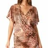 Bar III Women's Glam Cheetah Adjustable-Side Cover-Up Caftan, Created For Macy's -ADIDAS Shop 22326337 fpx