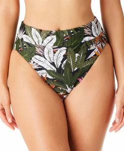 Bar III Women's La Planta High-Rise Bikini Bottoms, Created For Macy's