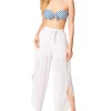 Jessica Simpson Women's Lickity Split Tie-Front Bandeau Top & Tie-Waist Beach Pants -ADIDAS Shop 22336953 fpx