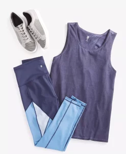 ID Ideology Women's Colorblocked 7/8-Leggings, Created For Macy's -ADIDAS Shop 22393890 fpx