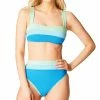 Jessica Simpson Uth Of Border Bandeau & High Waisted Swim Bottoms -ADIDAS Shop 22408985 fpx