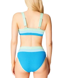 Jessica Simpson Uth Of Border Bandeau & High Waisted Swim Bottoms -ADIDAS Shop 22408986 fpx