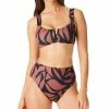 Sanctuary Abstract Animal V-Wire Swim Top & High Waist Swim Bottoms -ADIDAS Shop 22410156 fpx