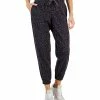 ID Ideology Petite Fleece Cheetah-Print Jogger Pants, Created For Macy's -ADIDAS Shop 22426374 fpx