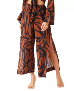 Sanctuary Women's Cotton Animal-Print Cover-Up Pants -ADIDAS Shop 22444593 fpx