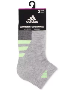 ADIDAS Women's 3-Pk. Cushioned II Low-Cut Socks 14 ADIDAS Women's 3-Pk. Cushioned II Low-Cut Socks -ADIDAS Shop 22533625 fpx