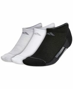 ADIDAS Shop 3 ADIDAS Women's 3-Pk. Superlite Three-Stripe No-Show Socks