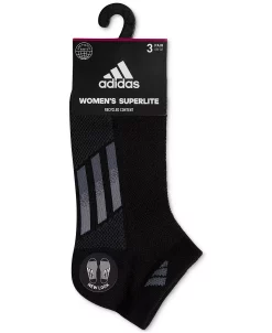 ADIDAS Women's 3-Pk. Superlite Three-Stripe Low Cut Socks 17 ADIDAS Women's 3-Pk. Superlite Three-Stripe Low Cut Socks -ADIDAS Shop 22535257 fpx