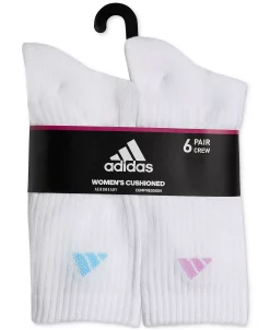 ADIDAS Women's 6-Pk. Athletic Cushioned Crew Socks 14 ADIDAS Women's 6-Pk. Athletic Cushioned Crew Socks -ADIDAS Shop 22538603 fpx