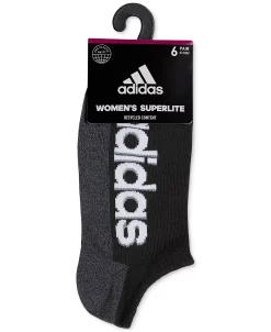 ADIDAS Women's 6-Pk. Superlite Linear 3 No-Show Socks 14 ADIDAS Women's 6-Pk. Superlite Linear 3 No-Show Socks -ADIDAS Shop 22538634 fpx