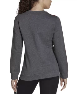ADIDAS Women's 3-Stripe Cotton Fleece Crewneck Sweatshirt -ADIDAS Shop 22693584 fpx
