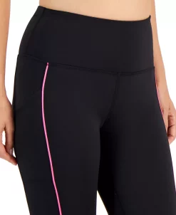 ID Ideology Women's Contrast Piping 7/8 Leggings, Regular & Petite, Created For Macy's -ADIDAS Shop 22739619 fpx