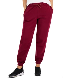ID Ideology Petite Fleece Jogger Pants, Created For Macy's -ADIDAS Shop 22741210 fpx