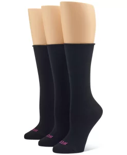 Macy's Hue Women's 3-Pk. Roll Top Socks -ADIDAS Shop 22759667 fpx