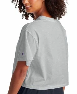 Champion Women's Logo Cropped T-Shirt -ADIDAS Shop 22783386 fpx