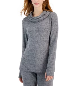 ID Ideology Women's Mushy Knit Cowlneck Top, Created For Macy's -ADIDAS Shop 22851208 fpx